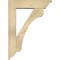 Ekena Millwork Legacy Traditional Rough Sawn Bracket w/ Offset Brace, Douglas Fir, 6"W x 22"D x 30"H BKT0604X22X30LEC01RDF - alternate 2